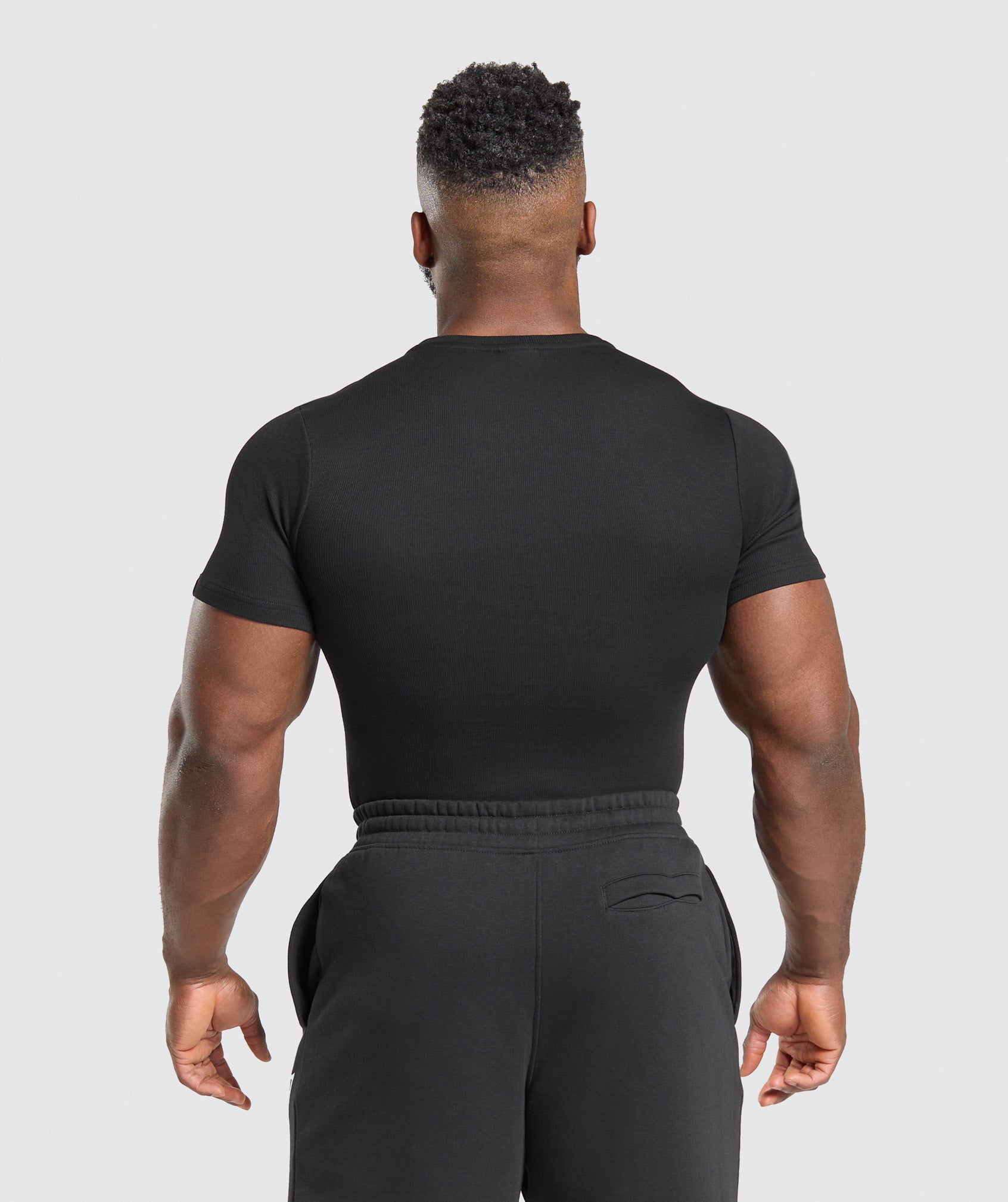 Alternative view of Ribbed T-Shirt Muscle Fit