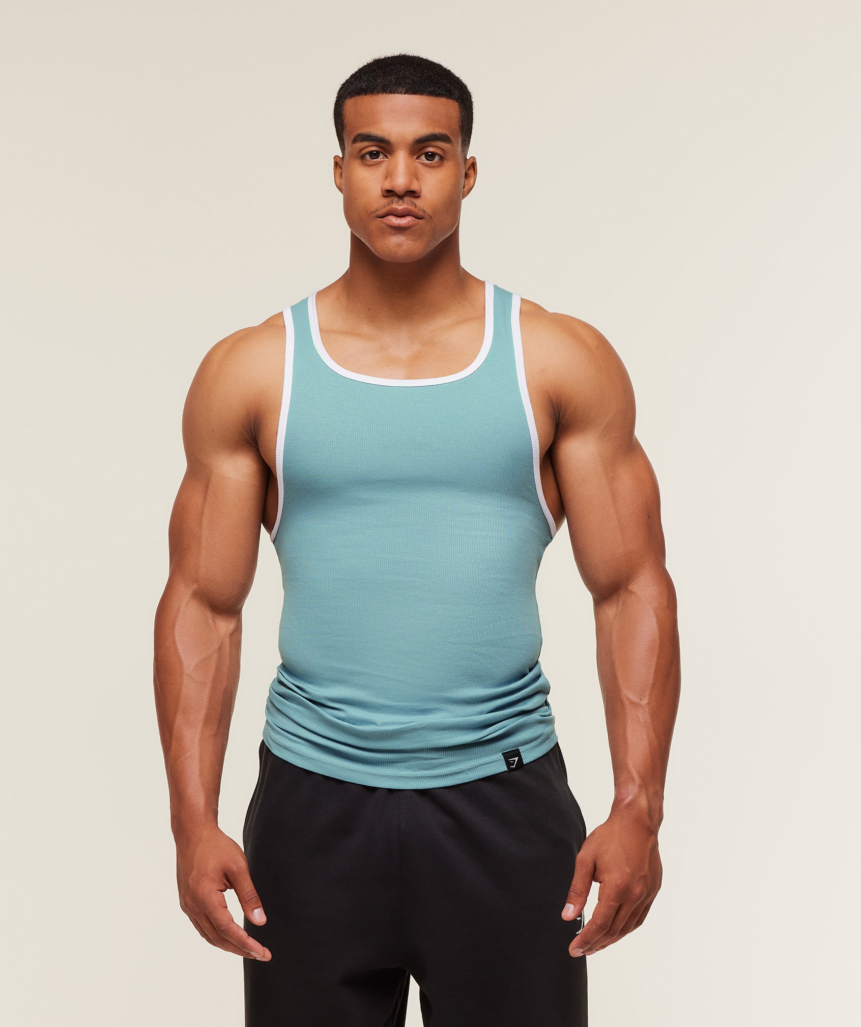 Ribbed Tank 1Pk Muscle Fit