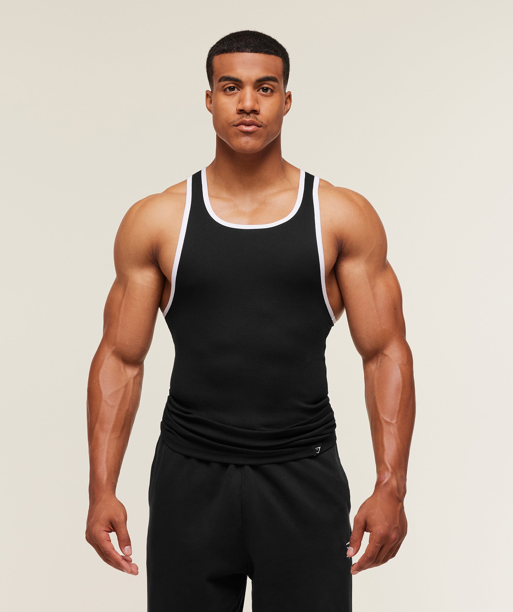Ribbed Tank 1Pk Muscle Fit