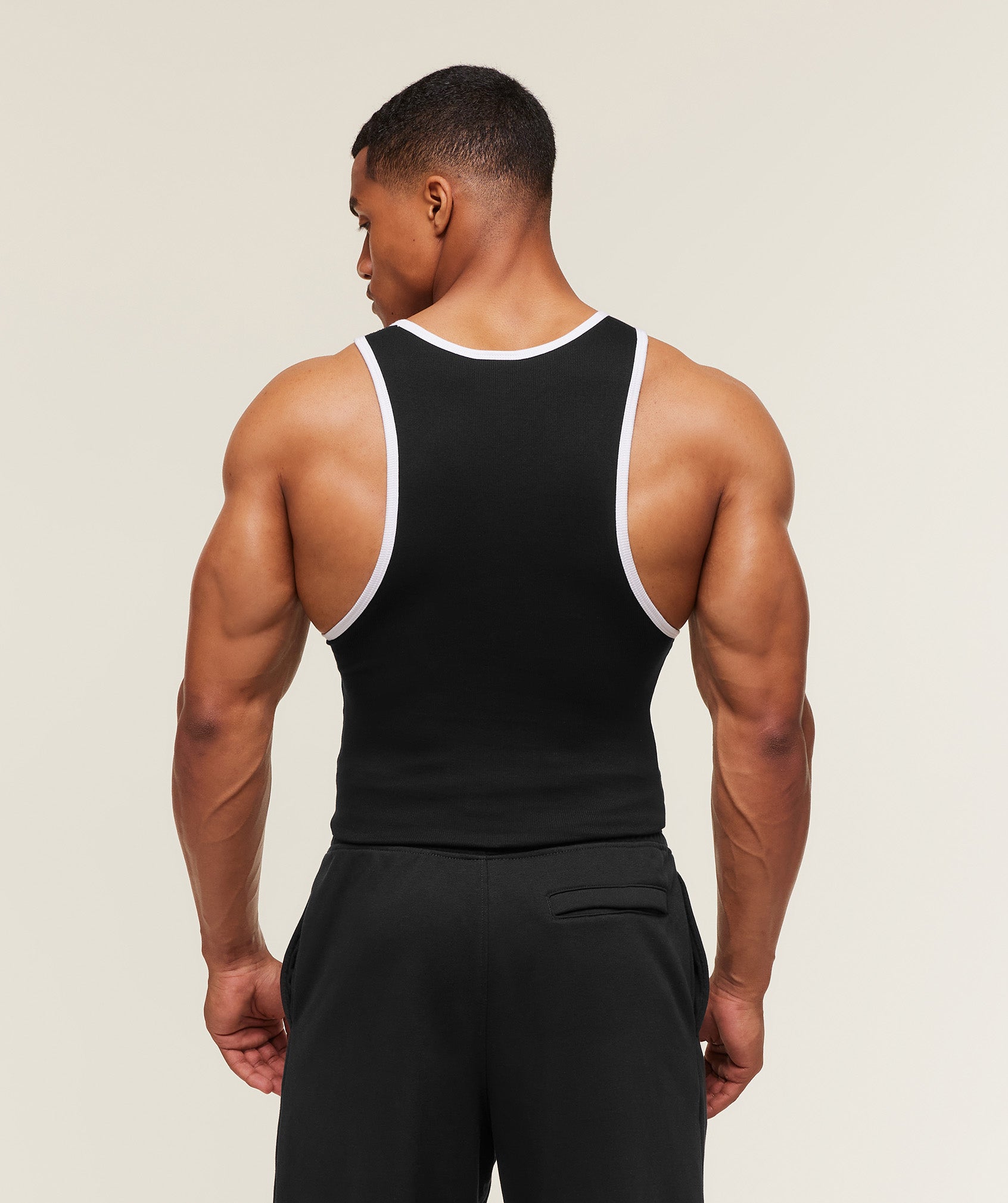 Ribbed Tank 1Pk Muscle Fit - Image 3