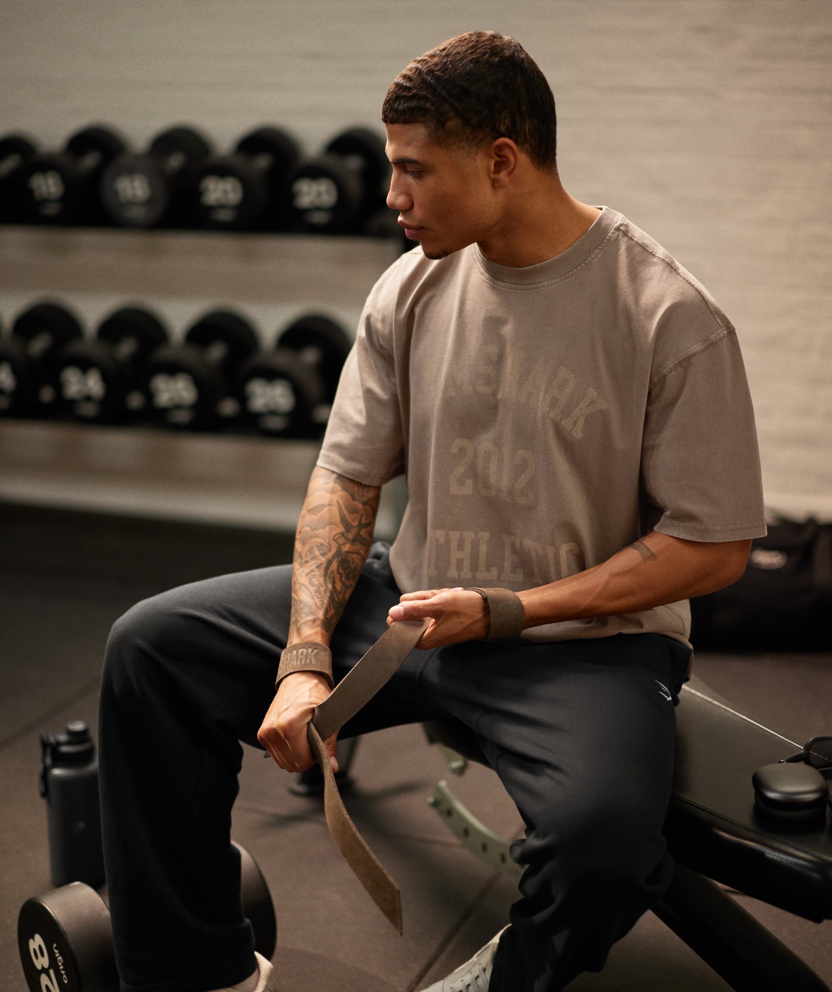 Collegiate Washed T-Shirt Oversized Fit - Image 3