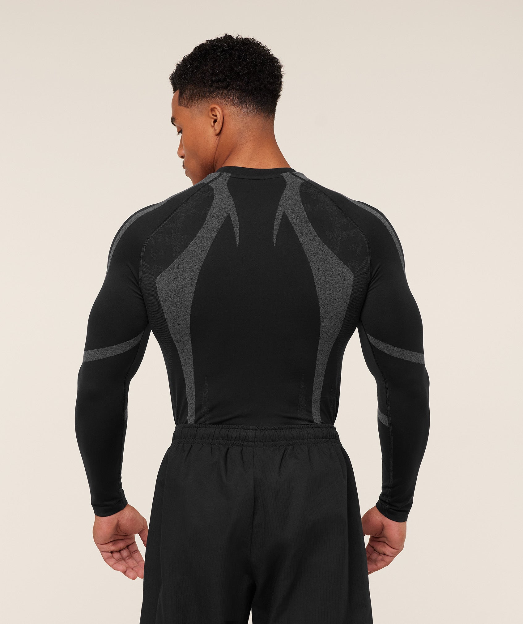 Alternative view of Storm Seamless Long Sleeve T-Shirt Muscle Fit