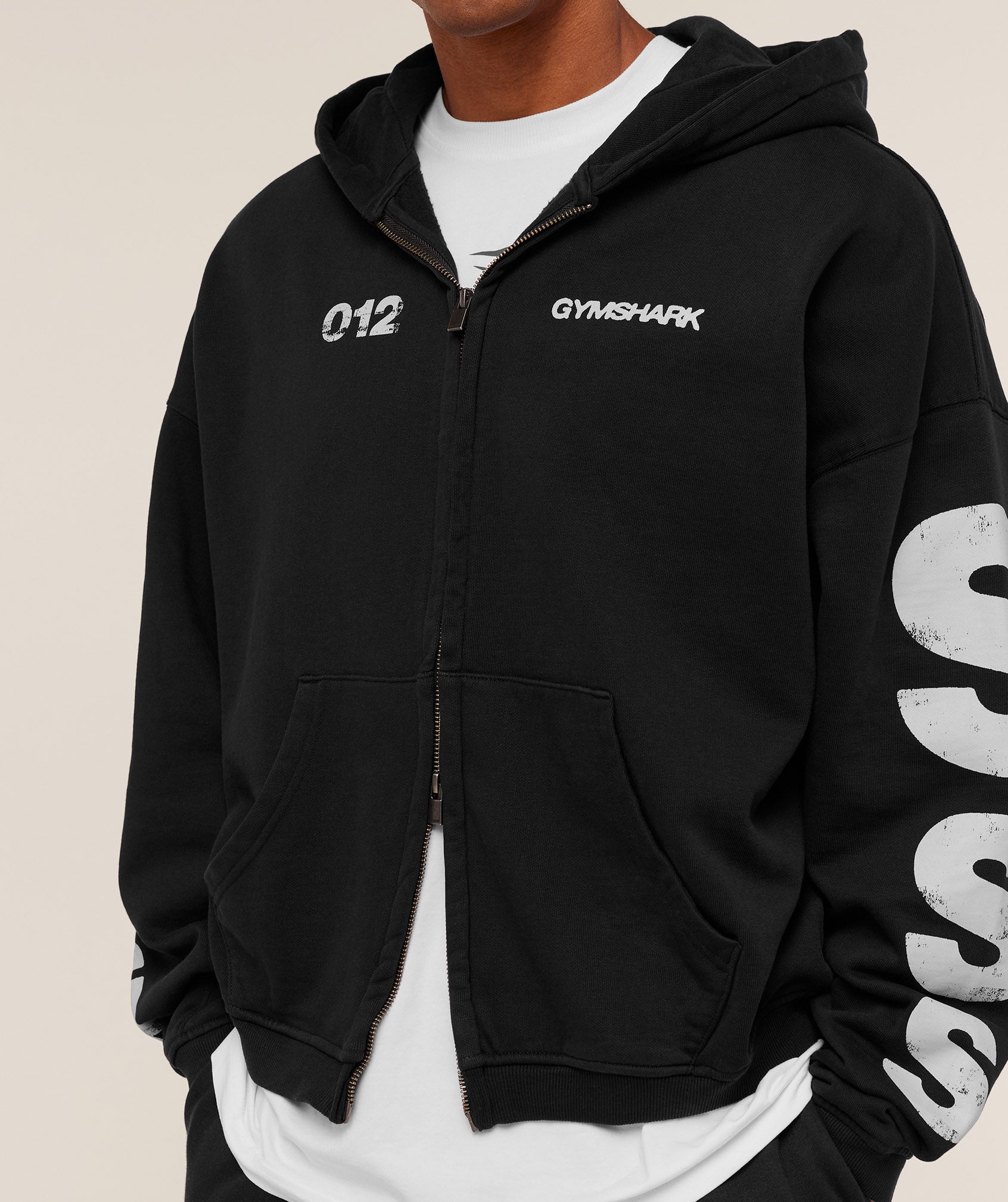 Strength Of Tomorrow Zip Up Hoodie Oversized Fit - Image 5