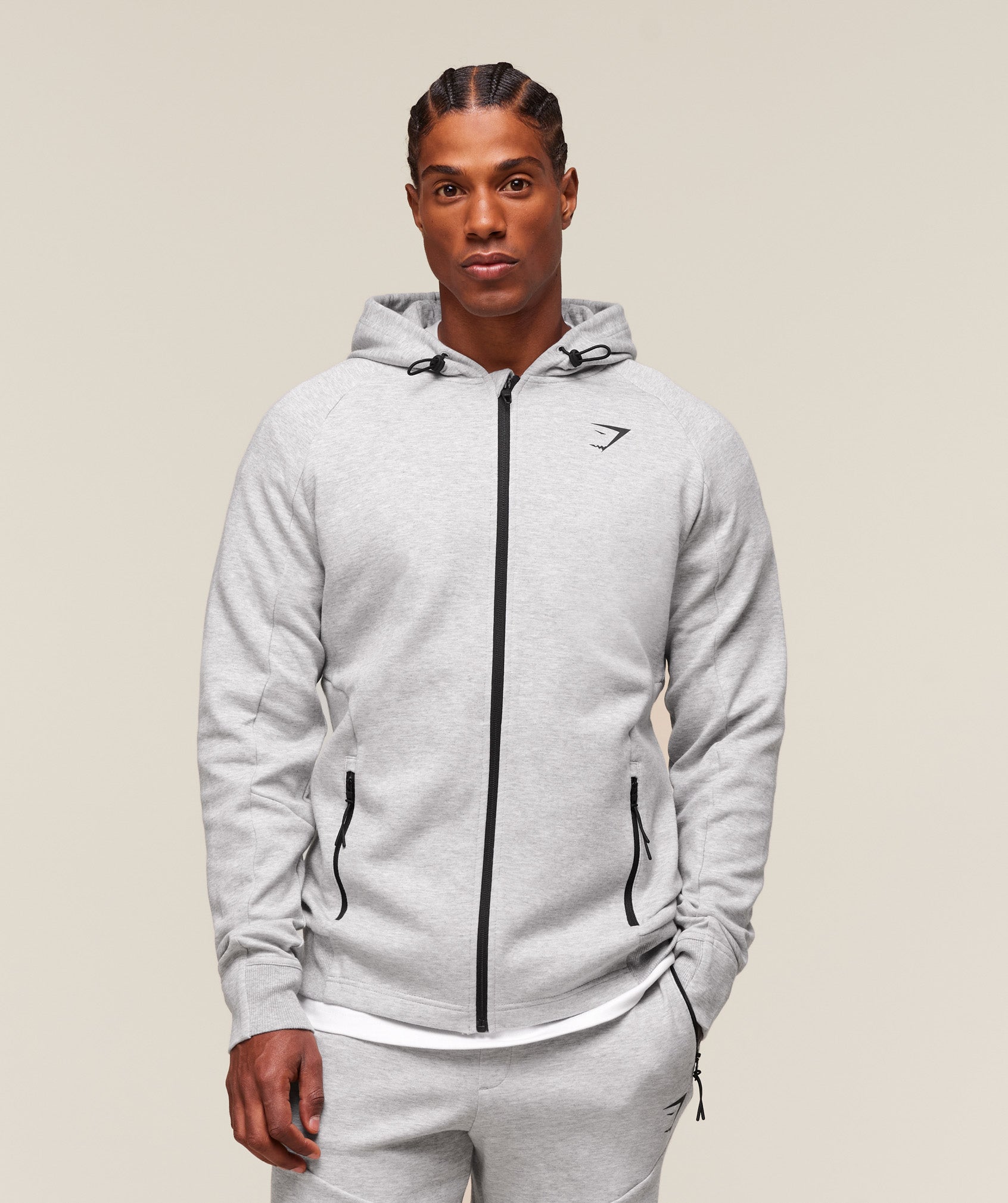 Interlock Tech Zip Up Hoodie Slim Fit