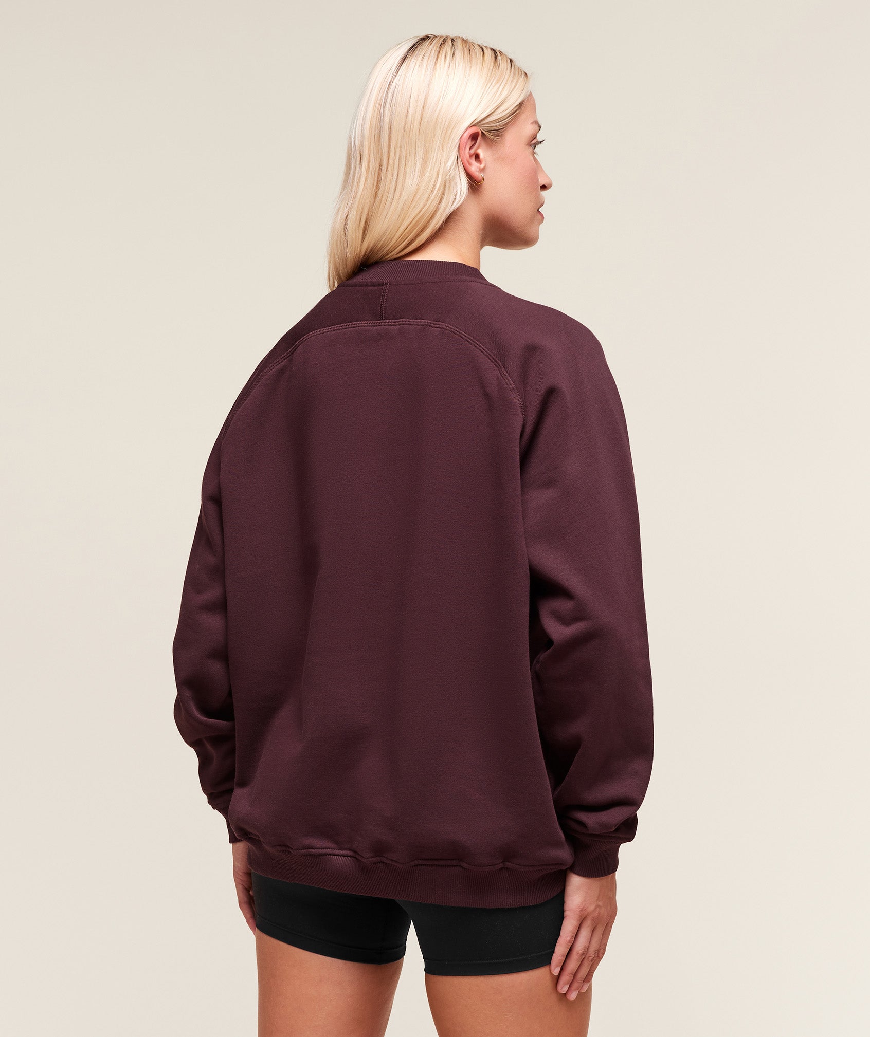 Alternative view of Training Oversized Fleece Sweatshirt Oversized Fit