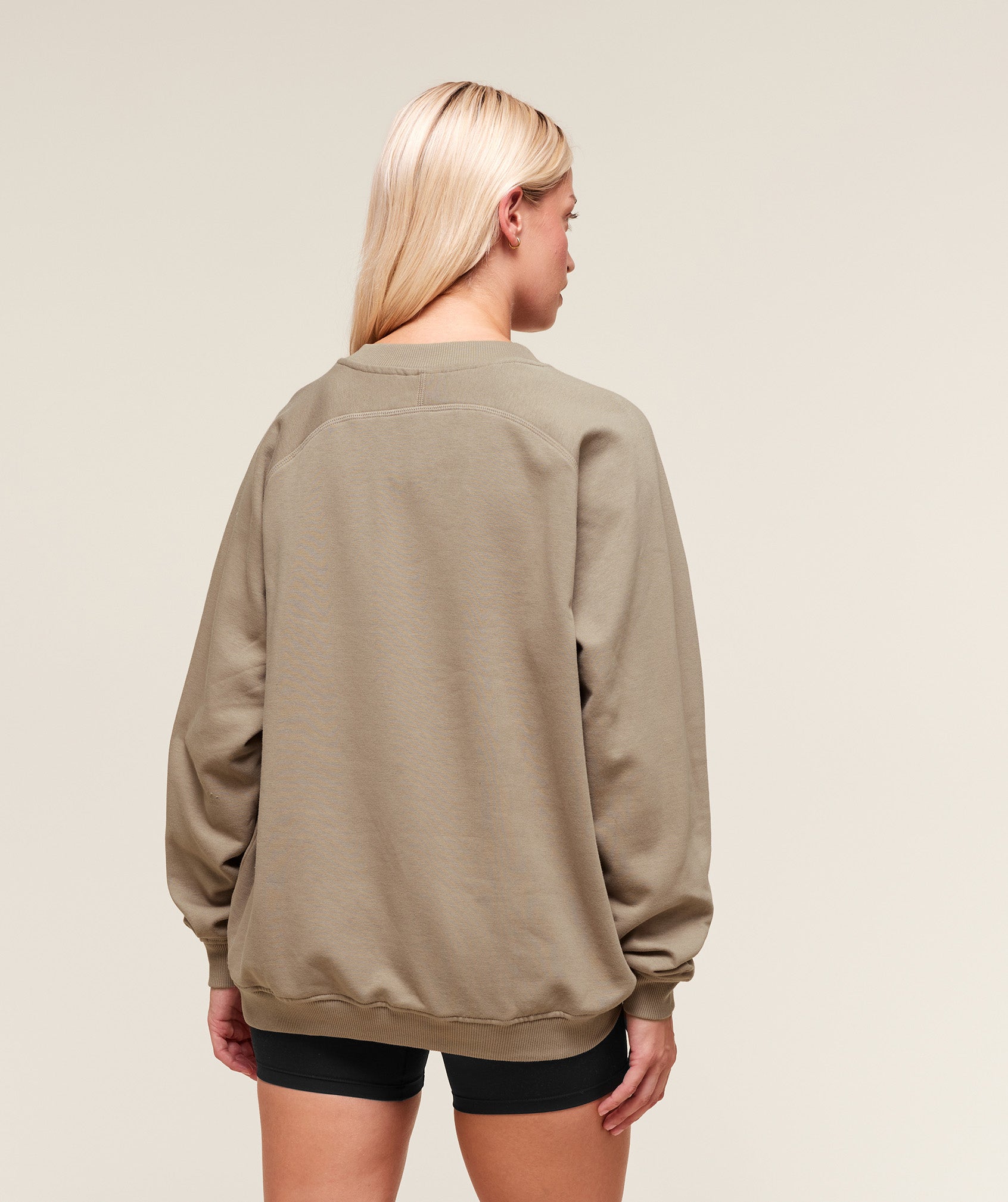 Alternative view of Training Oversized Fleece Sweatshirt Oversized Fit