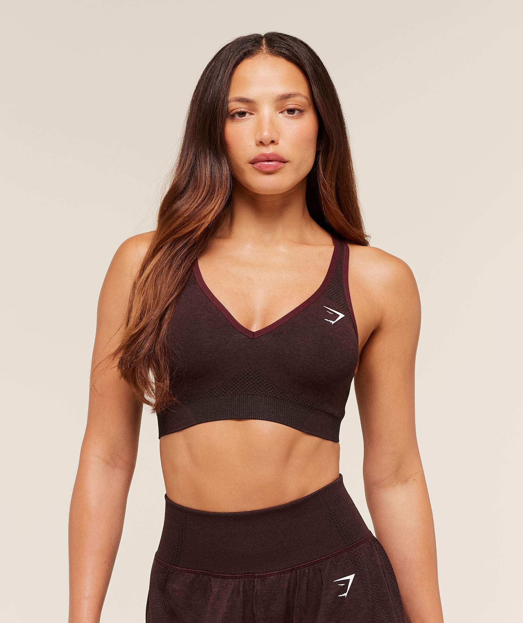 Vital V Neck Sports Bra Light Support