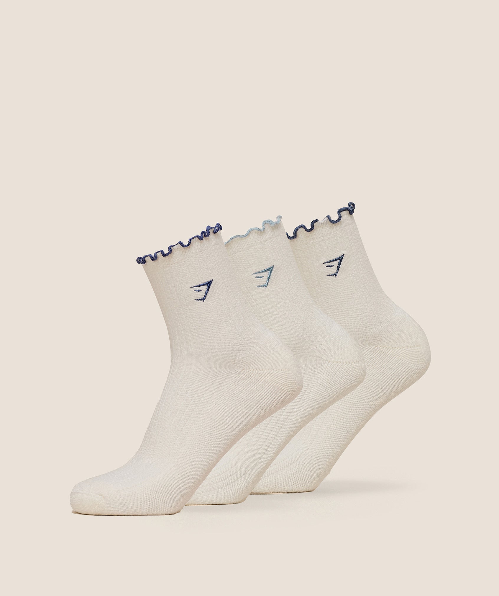 Midi Frill Socks 3Pk